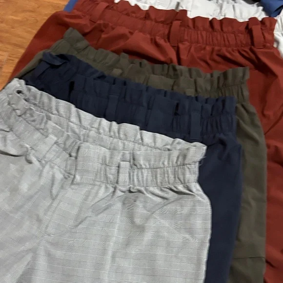 Athleta Elastic-Waist Pull-On Pants - Multi Color Pack Size 10 - 7 pairs - Picture 3 of 3